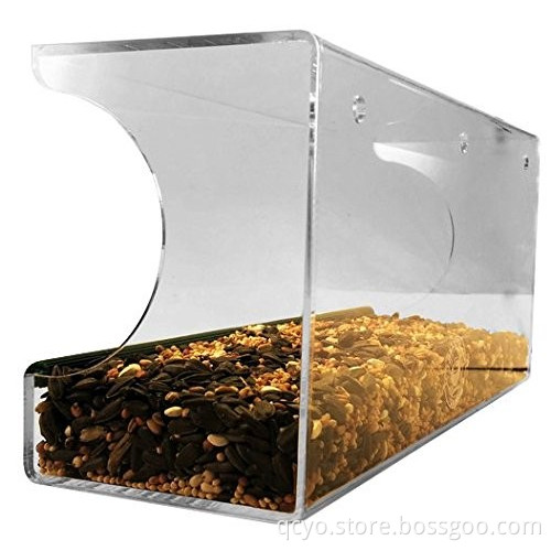 Long Window Bird Feeder For Small and Large Birds Enjoy Viewing Birds in the House